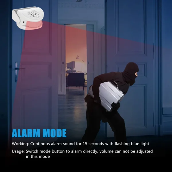Alarm Door Bell - Motion Sensor Security